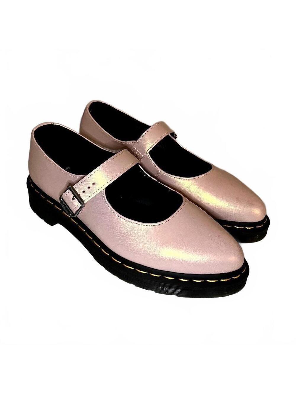 Dr. Martens Elphie MJ Mary Jane Shoes in Light Pink  Size 7 US